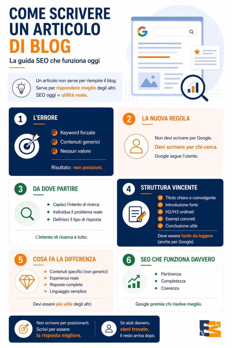 Come scrivere un articolo di blog: la guida SEO definitiva