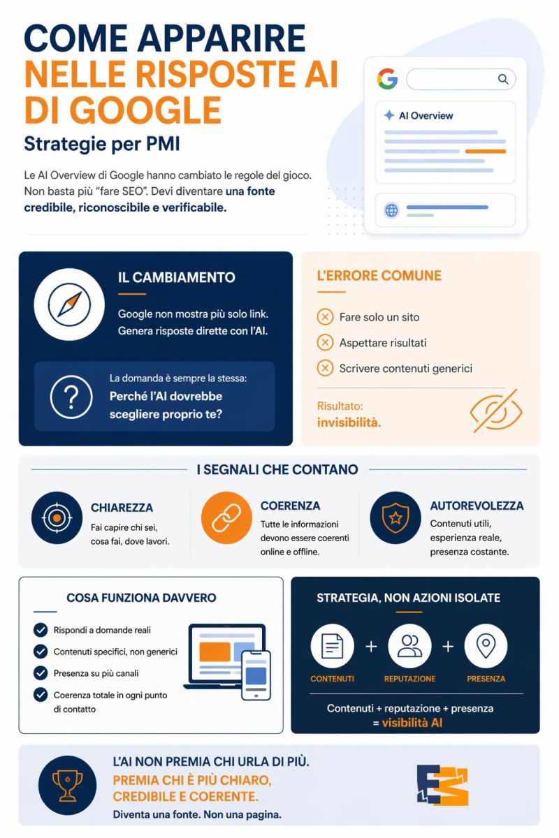 Come apparire nelle risposte AI Overview di Google: strategie per PMI
